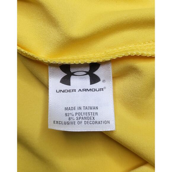 NWT Under Armour Women's UA Golf Polo Kinetic Yellow Size M - Picture 7 of 8